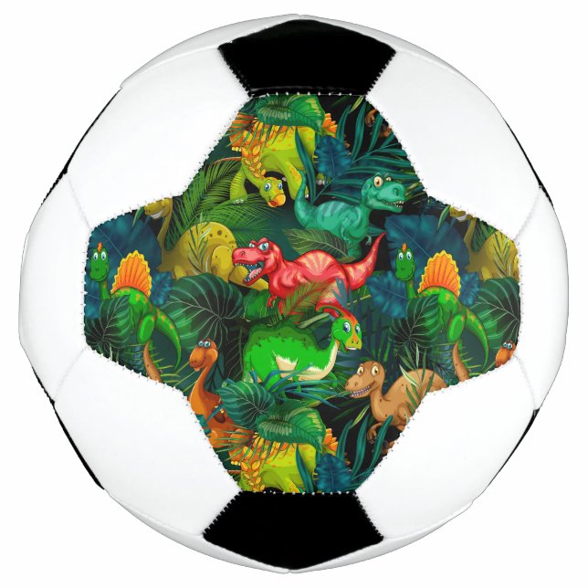 Ballon De Foot Parc Dinosaur (Devant)