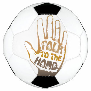 Ballon De Foot Parler À La Main