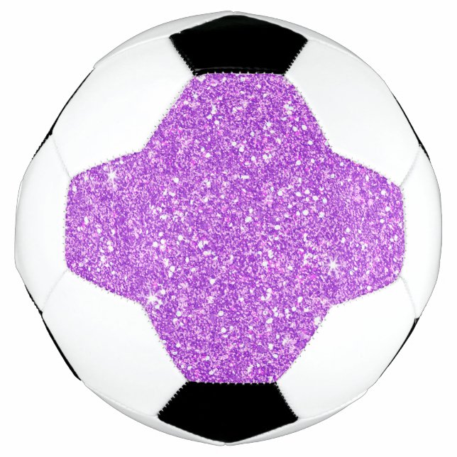 Ballon De Foot Parties scintillant violet brillant brillant Diama (Devant)