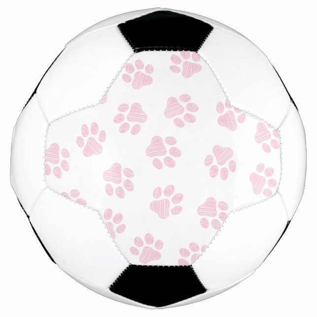 Ballon De Foot Pâtes de chien, Pâtes de chien, Bébé Pâtes roses (Devant)