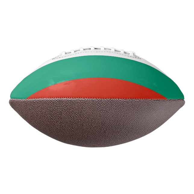 Ballon De Foot Patriotic american football with flag of Bulgare (Tourné à 270°)