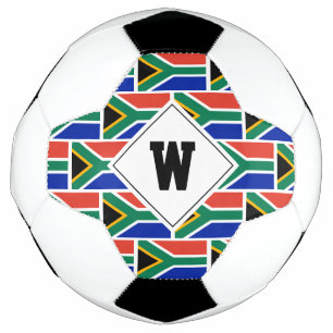 Ballon De Foot Patriotique AFRIQUE DU SUD DRAPEAU Monogramme ball