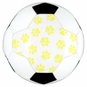 Ballon De Foot Patrouilles de Doodle, Paws de Chien, Paws Jaunes