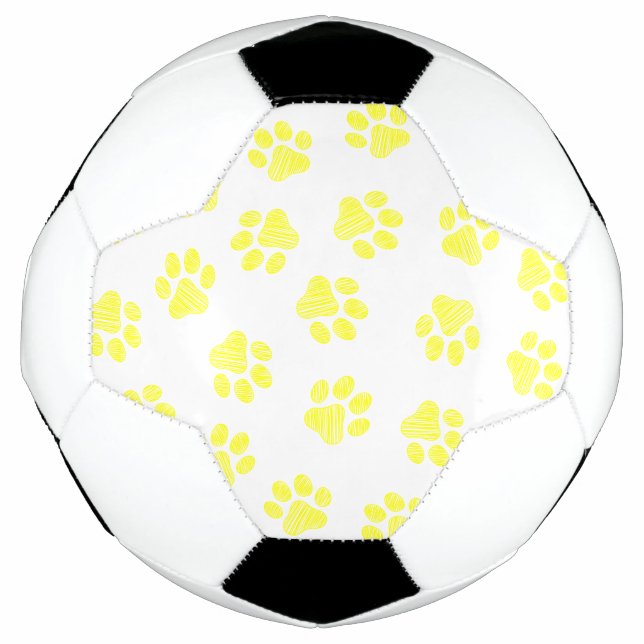 Ballon De Foot Patrouilles de Doodle, Paws de Chien, Paws Jaunes (Devant)
