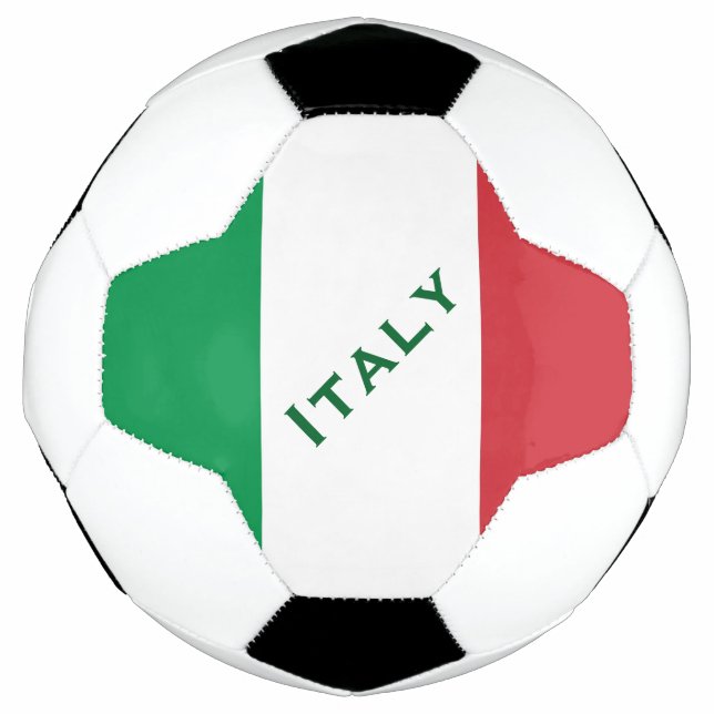 Ballon De Foot Pavillon Italien balle de football (Devant)