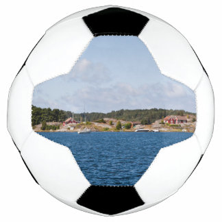 Ballon De Foot Paysage côtier idyllique