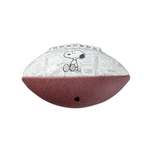 Ballon De Foot PEANUTS Snoopy on Black White Comics