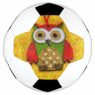 Ballon De Foot Peinture de hibou