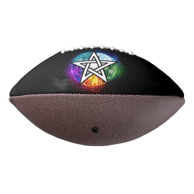 Ballon De Foot pentagramme du Wiccan (Tourné à 270°)