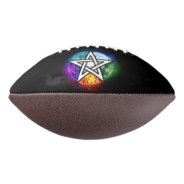 Ballon De Foot pentagramme du Wiccan (Tourné à 270°)