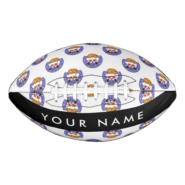 Ballon De Foot Père Noël À Chimney, Neige, Noël, Nouvel An (Devant)