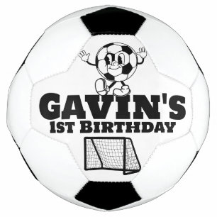 Ballon De Foot Personnalisé Créez votre propre Anniversaire Retro