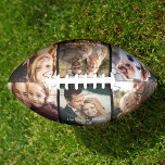 Ballon De Foot Personnalisé do-it-yourself 6 Photo Nom de famille<br><div class="desc">Un football customisé avec 6 photos préférées et votre nom et année personnalisés. Grand cadeau familial ou une surprise géniale pour un anniversaire,  sûrement un souvenir qu'il aimera pour les années à venir. C'est la version couleur photo.</div>