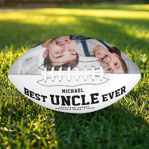 Ballon De Foot Personnalisé MEILLEUR ONCLE JAMAIS Cool moderne Ph