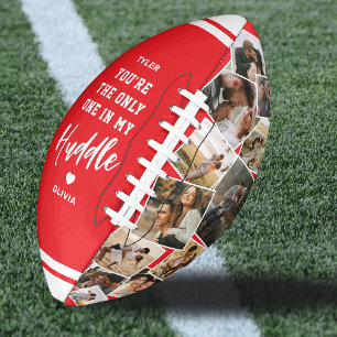 Ballon De Foot Personnalisé “Seul dans mon Huddle” 12 Photos
