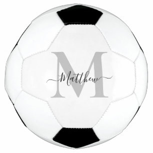Ballon De Foot Personnaliser le nom initial du monogramme