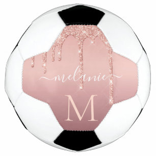 Ballon De Foot Personnaliser Votre Nom Lettre Rose Boule de Footb