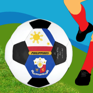 Ballon De Foot Philippines Personnalisé, Drapeau, Bal Photo Footb