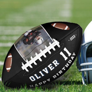 Ballon De Foot Photo Black Happy Birthday Kids