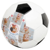 Ballon De Foot Personnalisé Avec Photo Et Nom – Cadeau Unique Pour La Fête Des Pères Ou Anniversaire