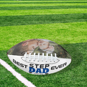 Ballon De Foot Photo personnalisée de la meilleure étape papa tou