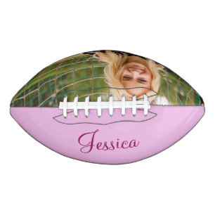 Ballon De Foot Photo personnalisée Rose Cute Girls