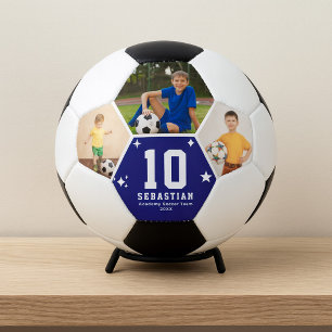 Ballon De Foot Photos et texte personnalisés du joueur de l'équip