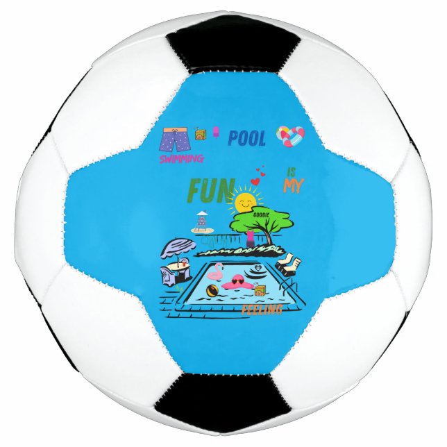 Ballon De Foot Piscine Amusement (Devant)