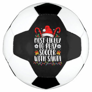 Ballon De Foot Plus Susceptible de Jouer au Football avec Santa F