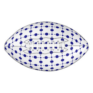 Ballon De Foot Points de bleu marine, Motif à pois, Pois