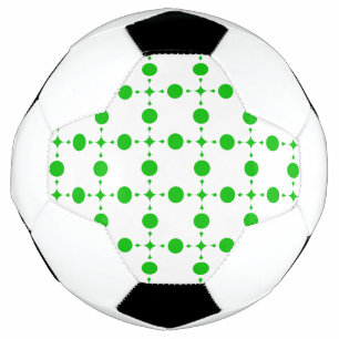 Ballon De Foot Points verts, Motif à pois, Pois, Pointillé