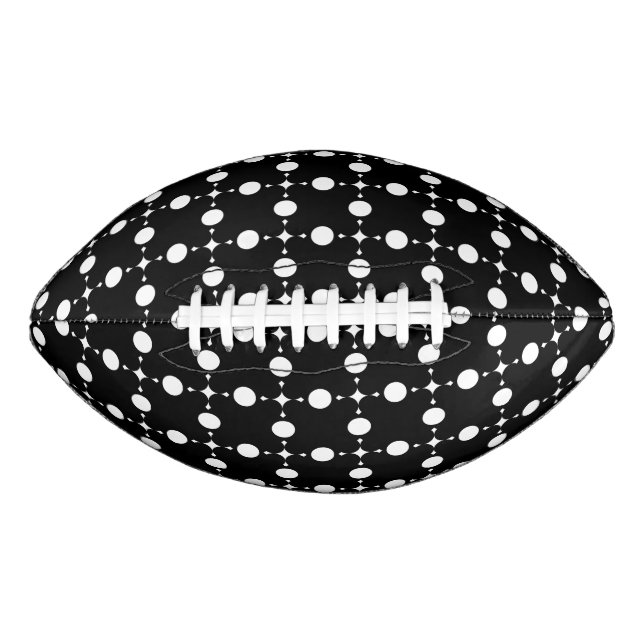 Ballon De Foot Pois blancs, Motif à points Polka, points, pointil (Devant)