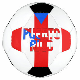 Ballon De Foot Porto Rico Drapeau Patriotique