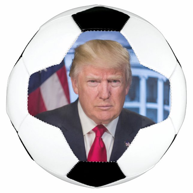 Ballon De Foot Portrait officiel de Donald Trump (Devant)