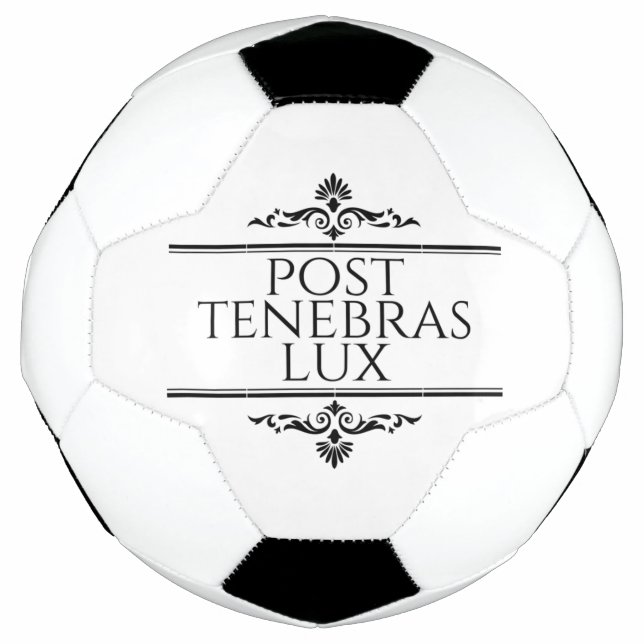 Ballon De Foot Post Tenebras Lux (Devant)