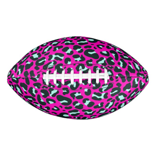 Ballon De Foot Poster de animal de Cheetah Leopard rose moderne (Devant)
