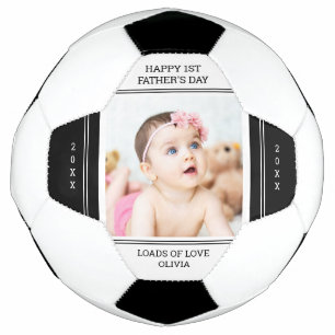 Ballon De Foot Première Fête des pères unique Nouveau papa bé