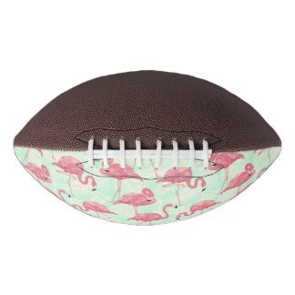 Ballon De Foot Preppy Chic Elegant Pink Flamingo Motif