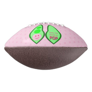Ballon De Foot Prêt pour la pop bébé fille pois rose