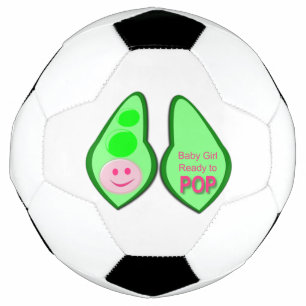 Ballon De Foot Prêt pour la pop bébé fille pois rose