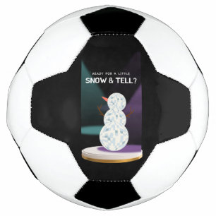 Ballon De Foot Prêt pour un peu de neige et dire à Discoball Snow