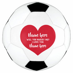 Ballon De Foot Proposition de coeur rouge