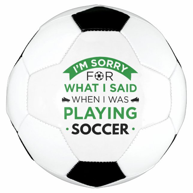 Ballon De Foot Quand Je Jouais Au Football (Devant)