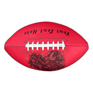 Ballon De Foot Red Bull Running Football Cadeau - Texte personnal