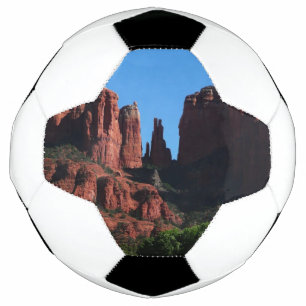 Ballon De Foot Rocher de la Cathédrale à Sedona Arizona Monument