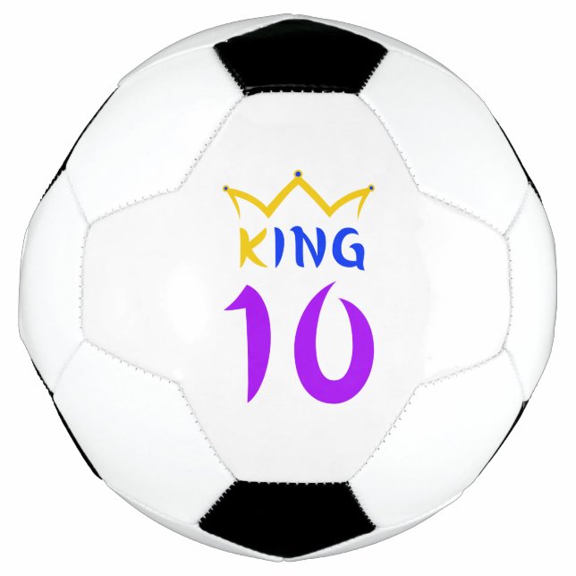 Ballon De Foot Roi 10 (Devant)