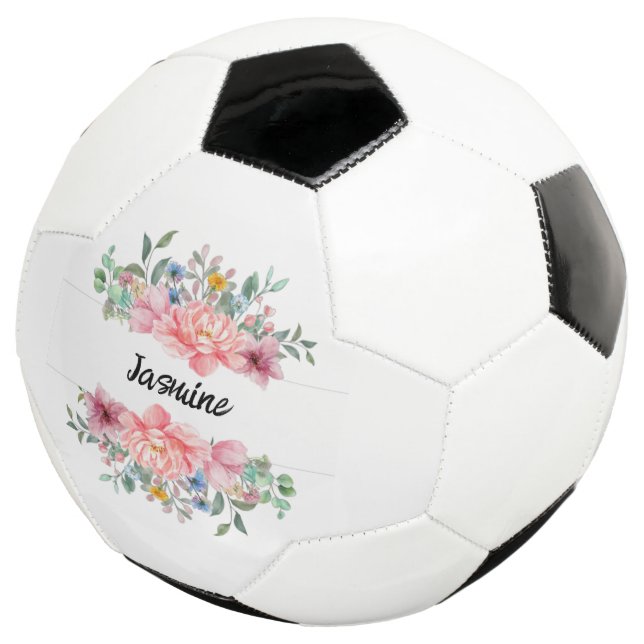 Ballon De Foot Rose floral de balle de football (3/4)