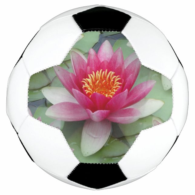 Ballon De Foot Rose Lotus Water Lily (Devant)