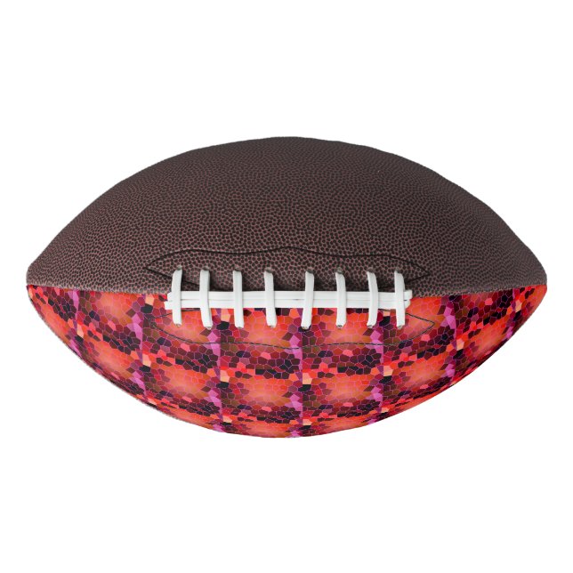 Ballon De Foot Rouge Abstrait (Devant)