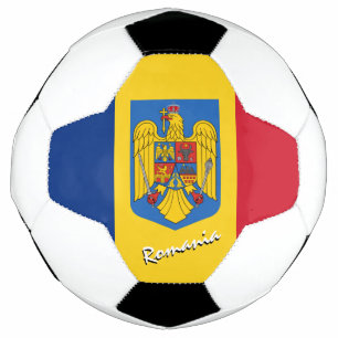 Ballon De Foot Roumanie Football & drapeau roumain / Sports